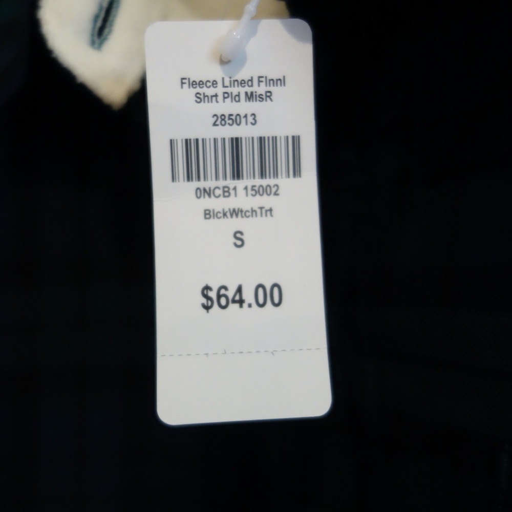 L.L. Bean Multicolored Notched Collar Button Down… - image 7